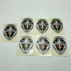 Lot 7 Vintage 1977 New York Volunteer Fire Fighter Consultant Decal Sticker Car
